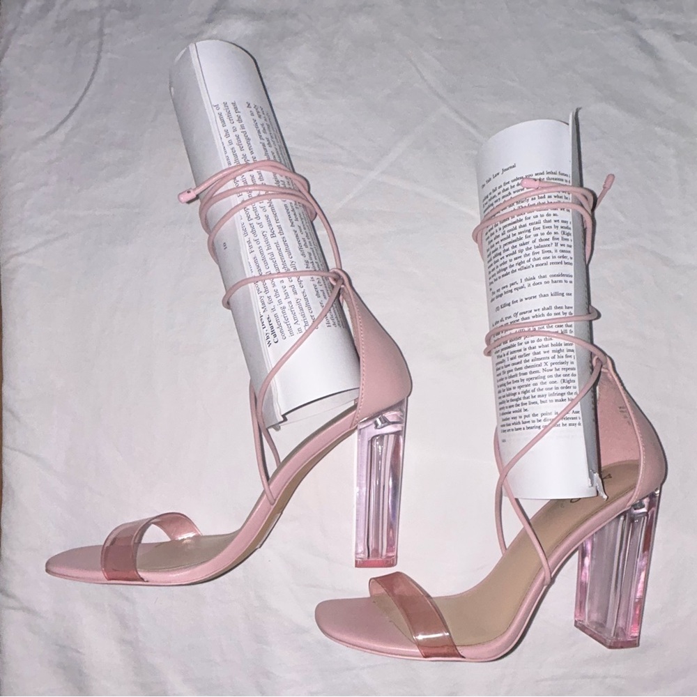 🌸👡Light Pink High Heeled Sandals👡🌸